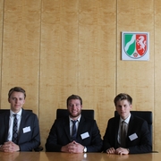 2. Platz - Julias Kordt, Jakob König, Christian Popp (v.l.n.r.); Nicht im Bild_ Pia Langenkämper