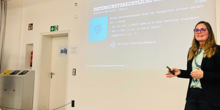 Vortrag zum Thema „KI im Arbeitsrecht"