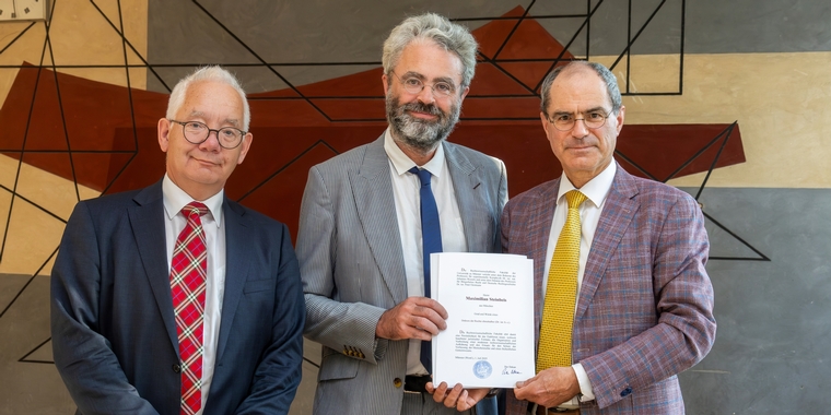 Maximilian Steinbeis ist Ehrendoktor der Rechtswissenschaftlichen Fakultät